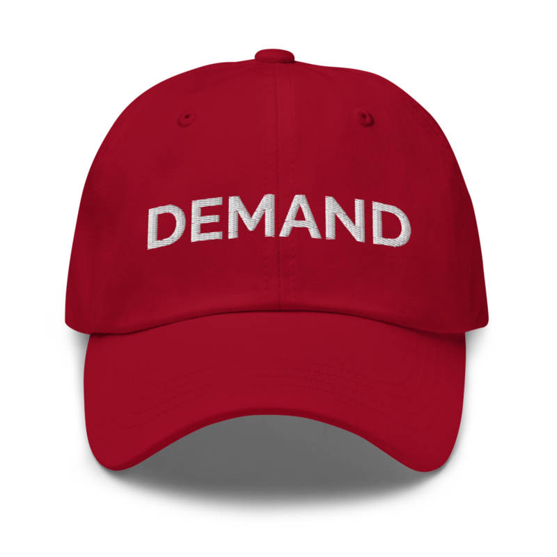 Demand Hat - Cranberry