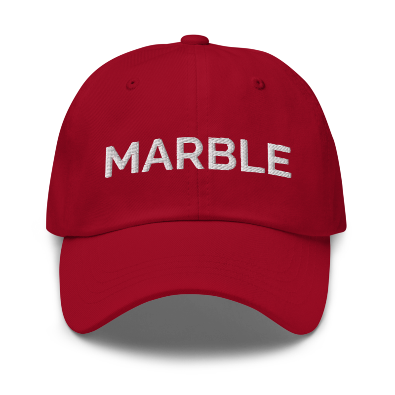 Marble Hat - Cranberry