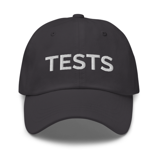 Tests Hat - Dark Grey