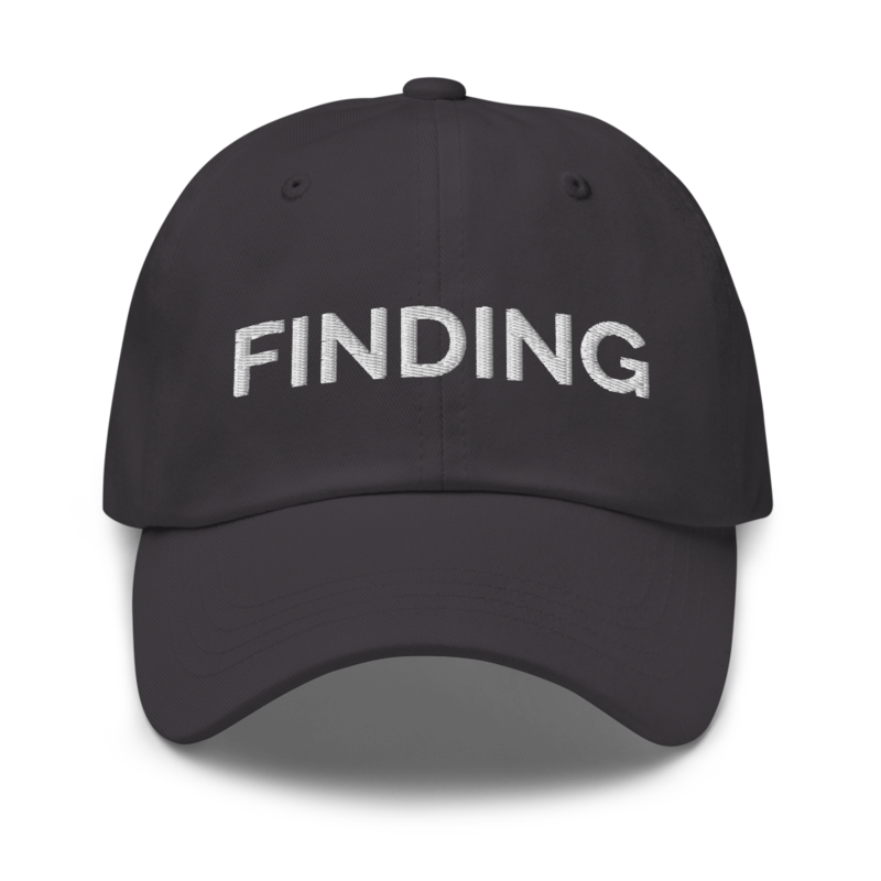 Finding Hat - Dark Grey
