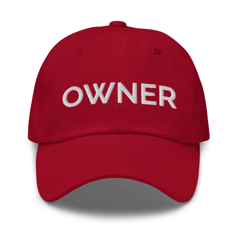 Owner Hat - Cranberry