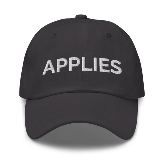 Applies Hat - Dark Grey