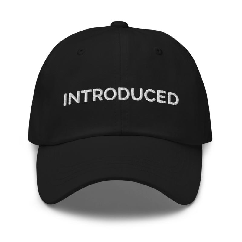 Introduced Hat - Black