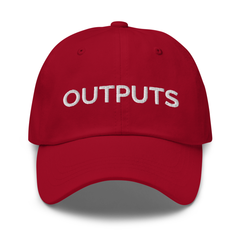 Outputs Hat - Cranberry