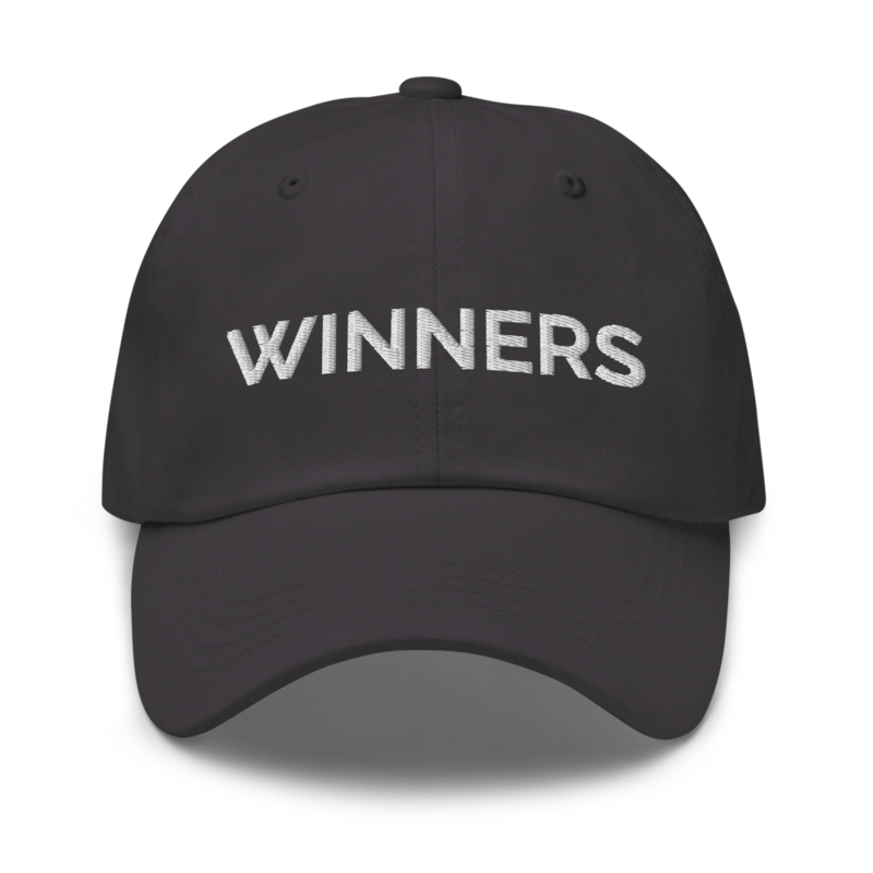Winners Hat - Dark Grey