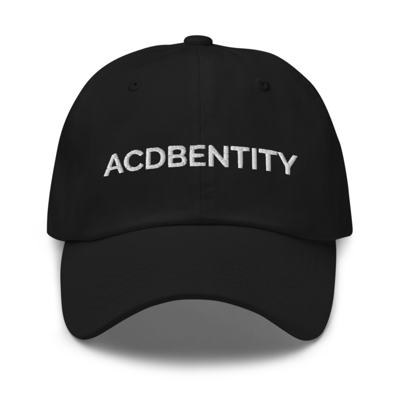 Acdbentity Hat - Black