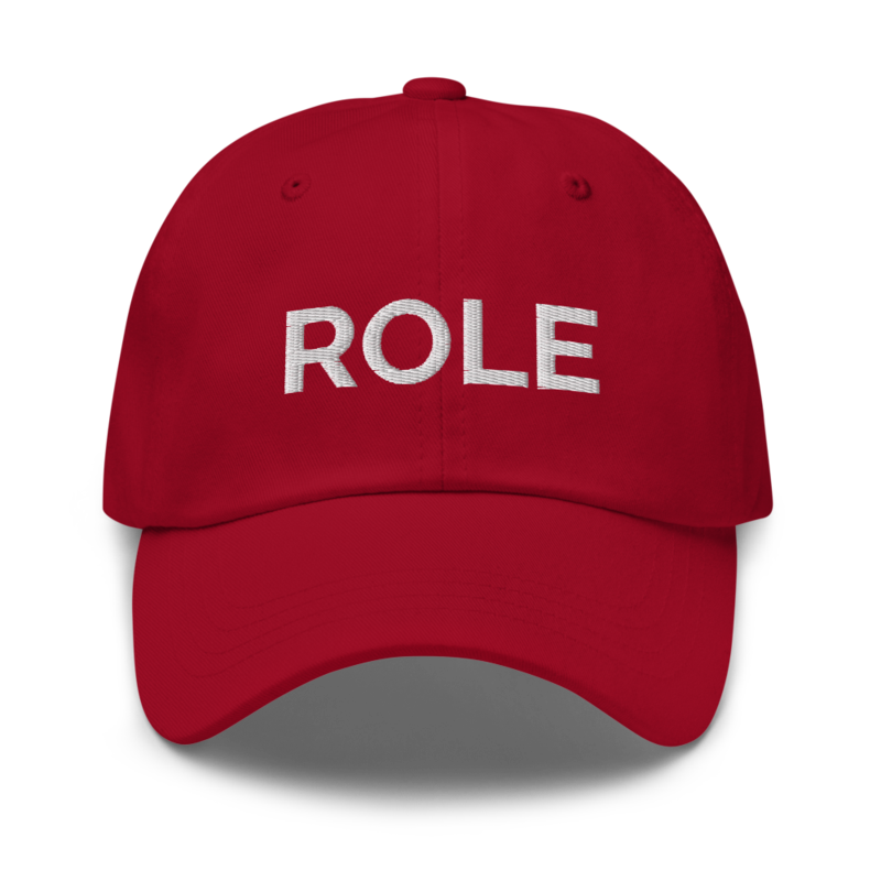 Role Hat - Cranberry