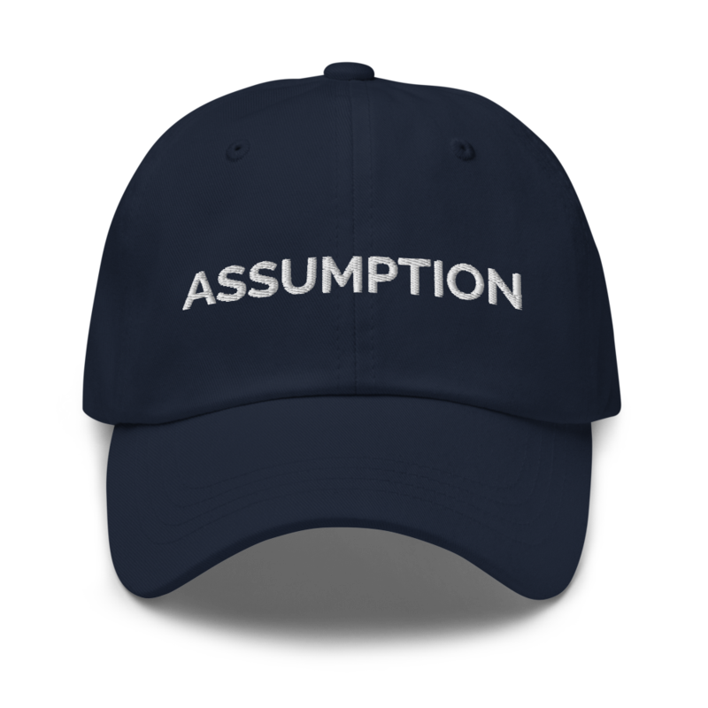 Assumption Hat - Navy