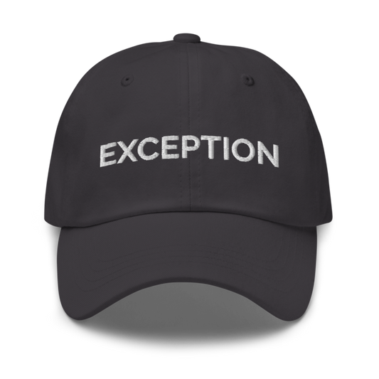 Exception Hat - Dark Grey