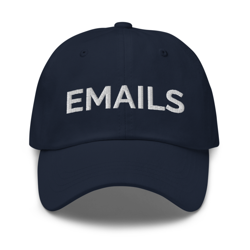 Emails Hat - Navy