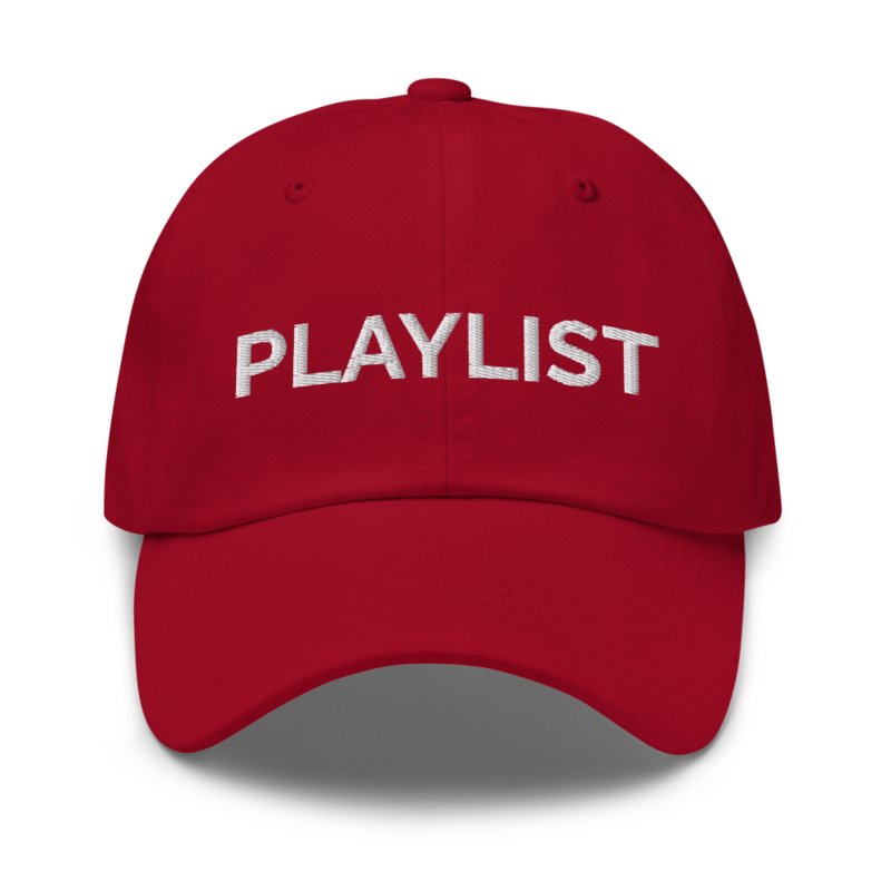Playlist Hat - Cranberry