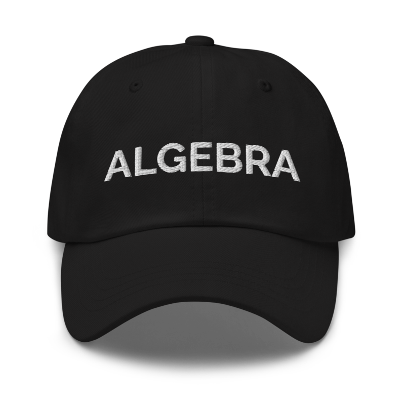 Algebra Hat - Black