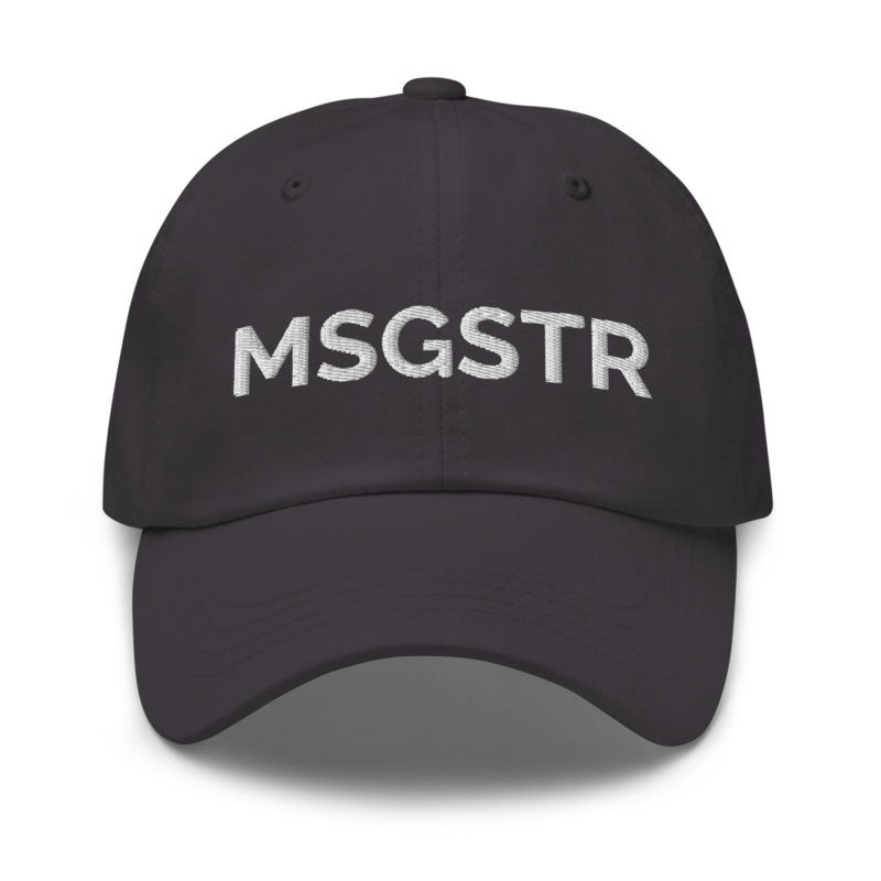 Msgstr Hat - Dark Grey
