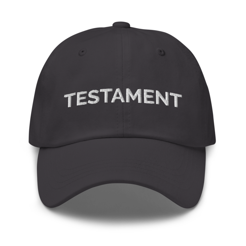 Testament Hat - Dark Grey