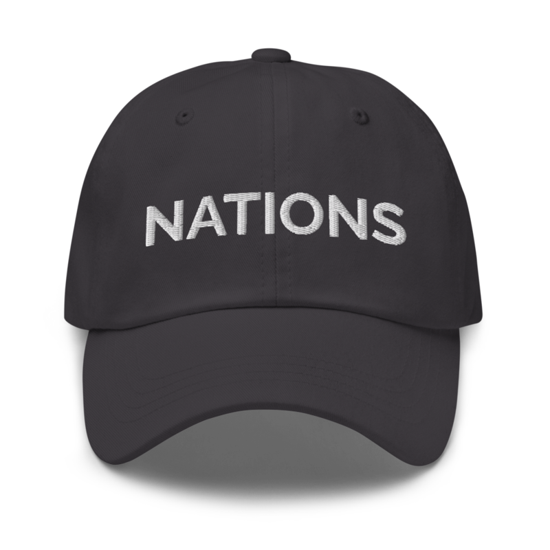 Nations Hat - Dark Grey