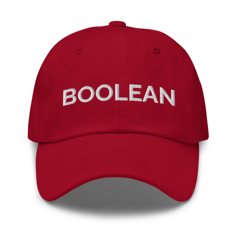 Boolean Hat - Cranberry