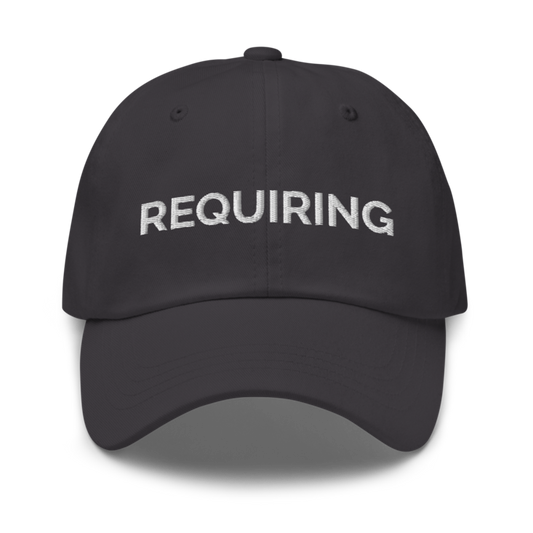 Requiring Hat - Dark Grey