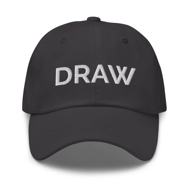 Draw Hat - Dark Grey