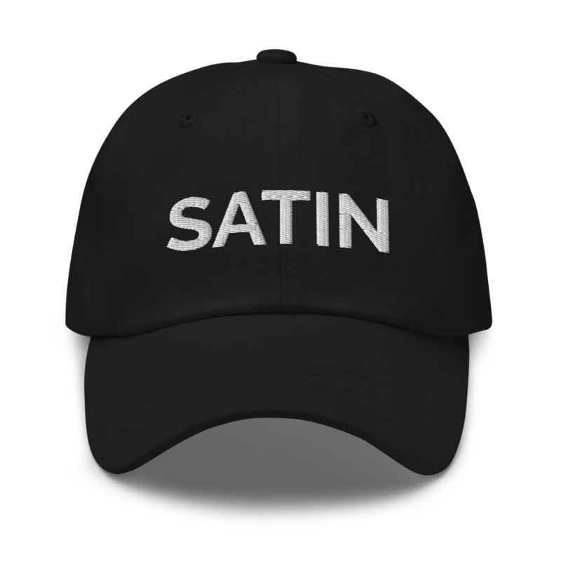 Satin Hat - Black