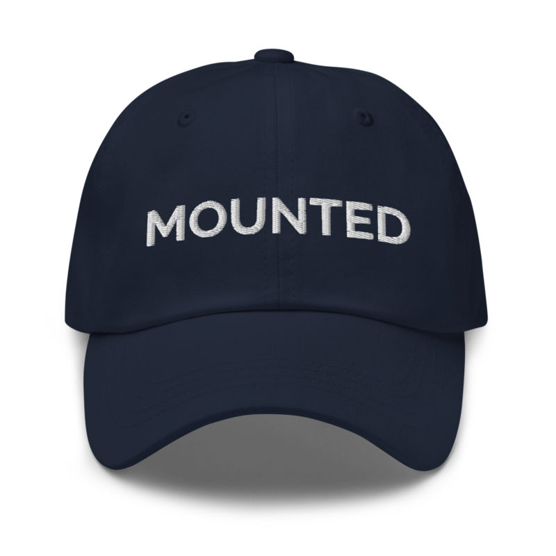 Mounted Hat - Navy