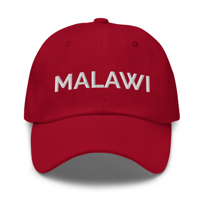 Malawi Hat - Cranberry