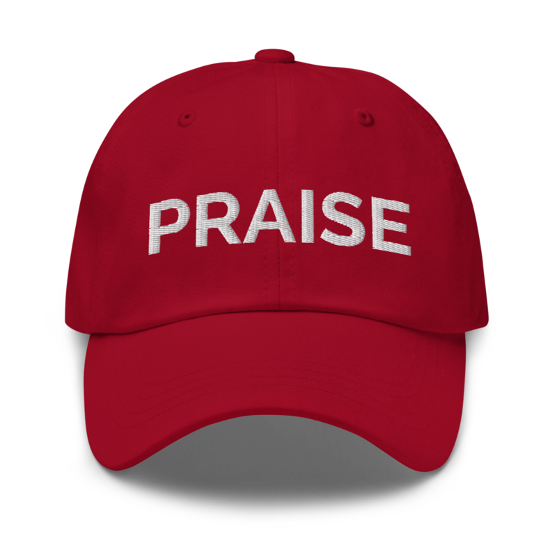 Praise Hat - Cranberry