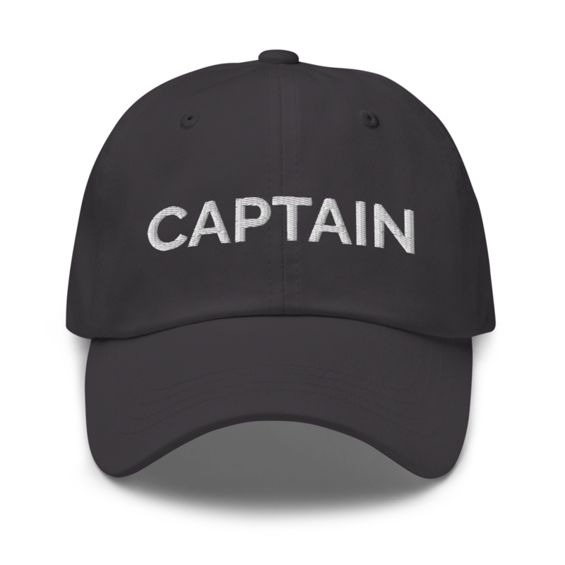 Captain Hat - Dark Grey