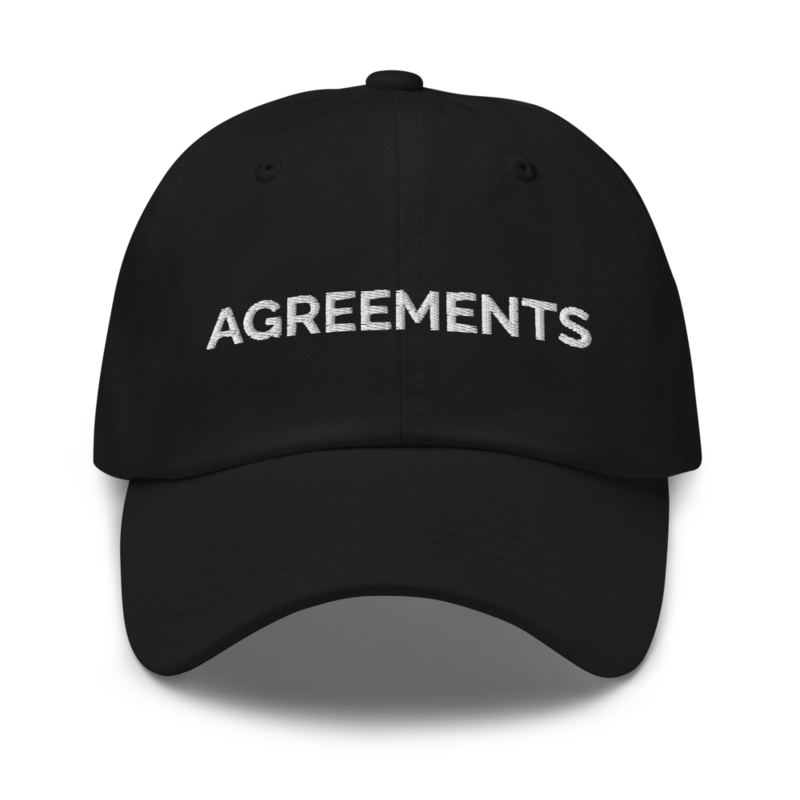 Agreements Hat - Black