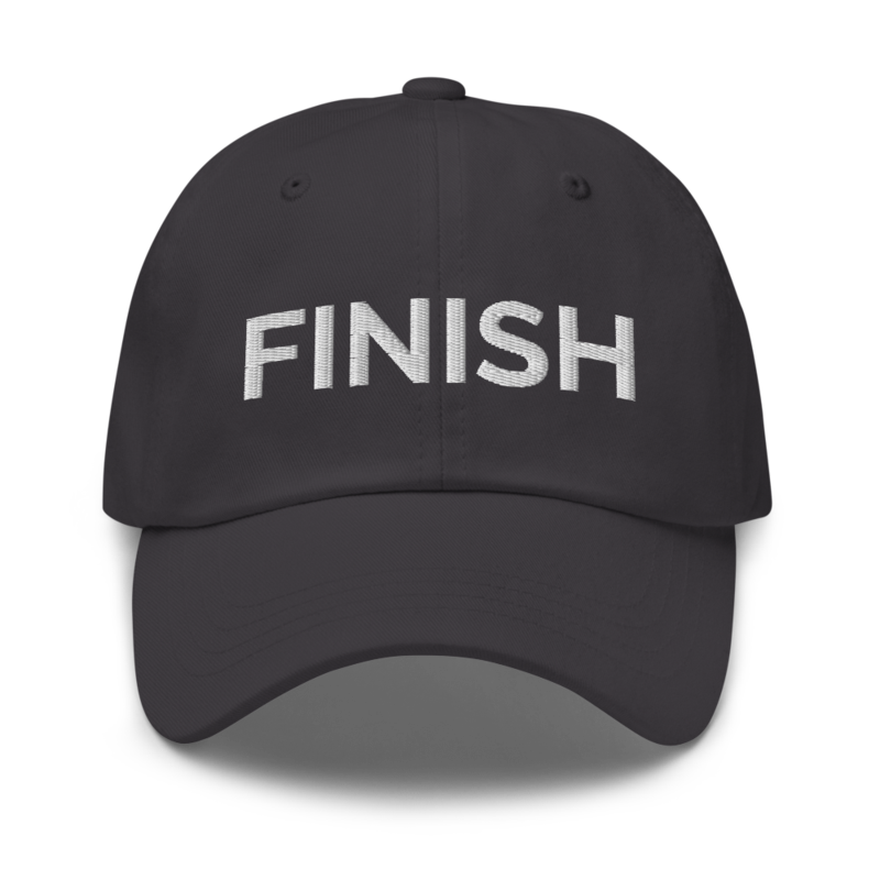 Finish Hat - Dark Grey