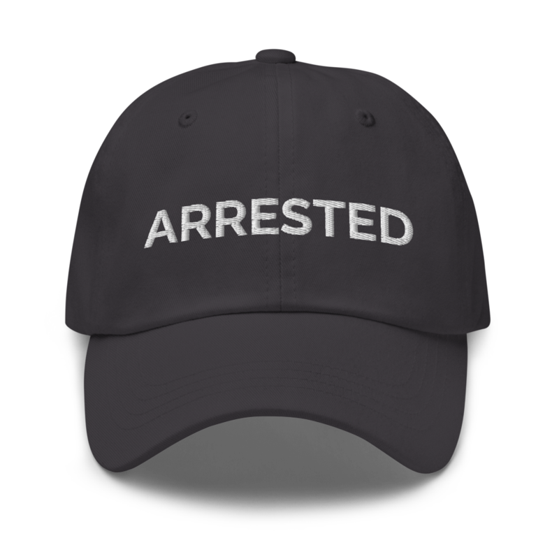 Arrested Hat - Dark Grey