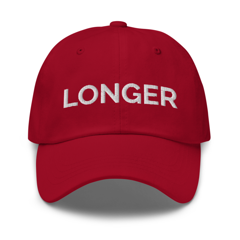 Longer Hat - Cranberry