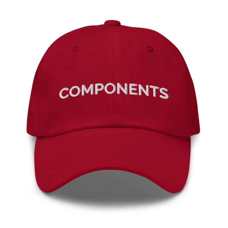 Components Hat - Cranberry