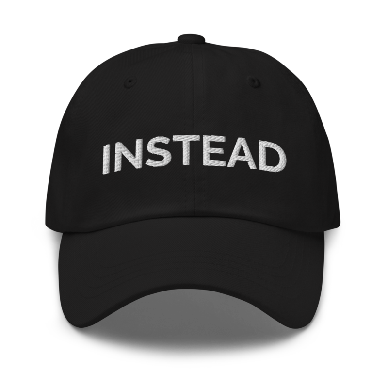 Instead Hat - Black