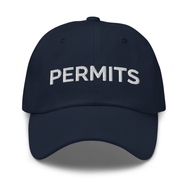Permits Hat - Navy