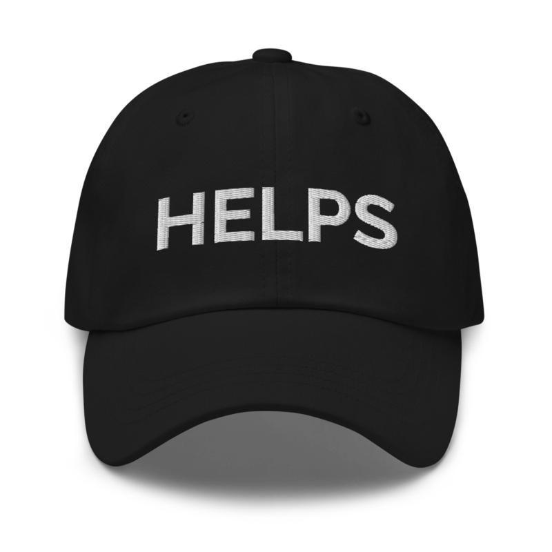 Helps Hat - Black