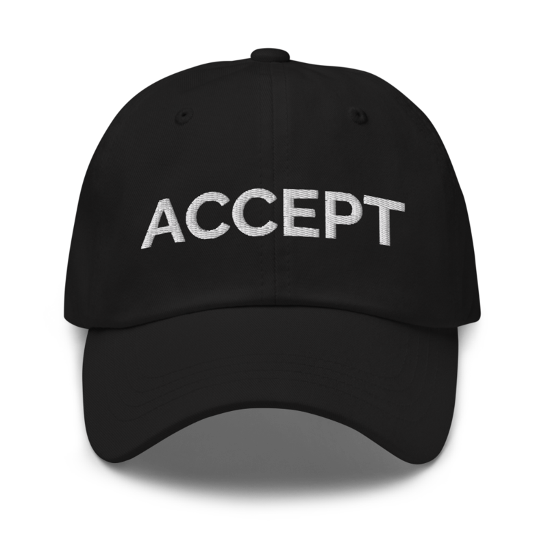 Accept Hat - Black