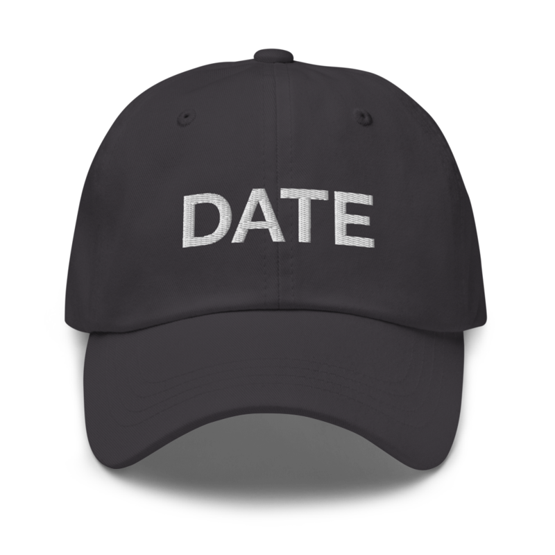 Date Hat - Dark Grey