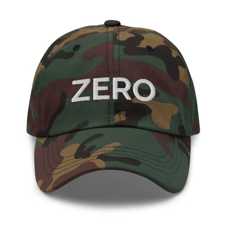 Zero Hat - Green Camo