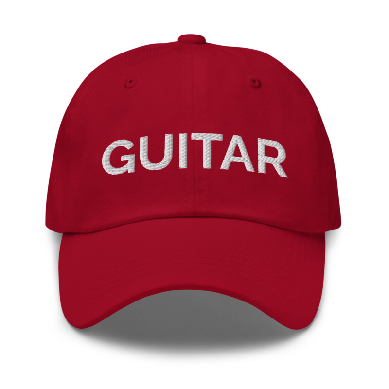 Guitar Hat - Cranberry