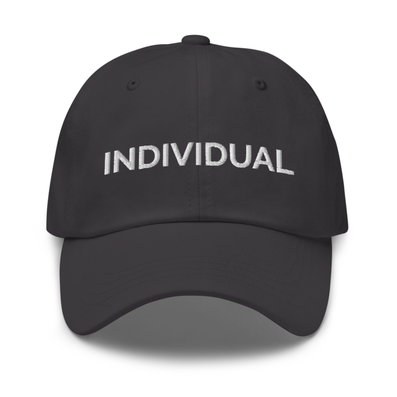 Individual Hat - Dark Grey