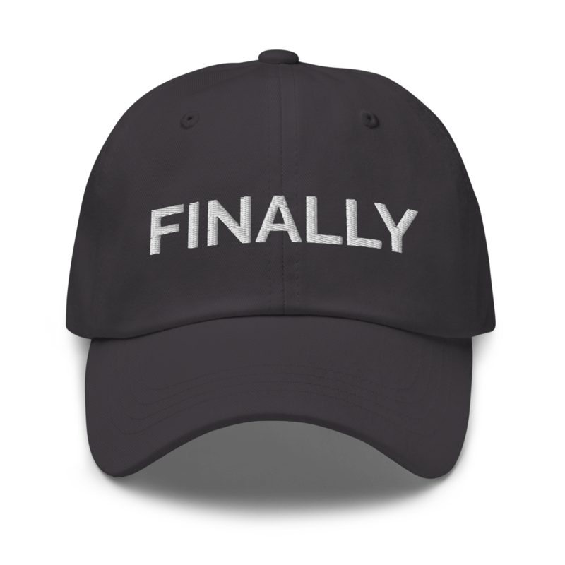 Finally Hat - Dark Grey
