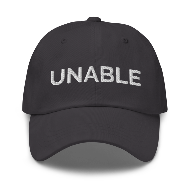 Unable Hat - Dark Grey