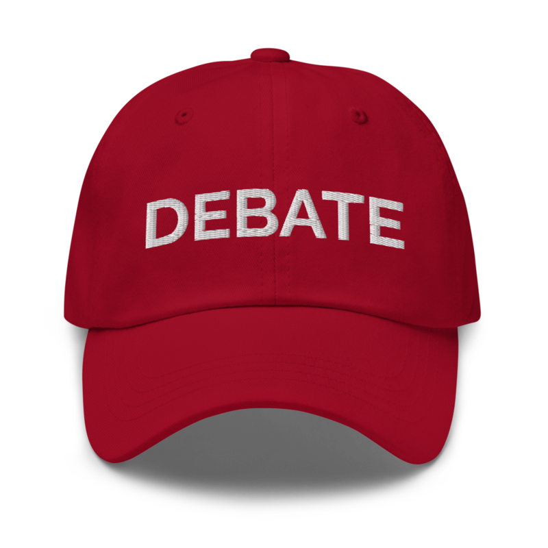 Debate Hat - Cranberry