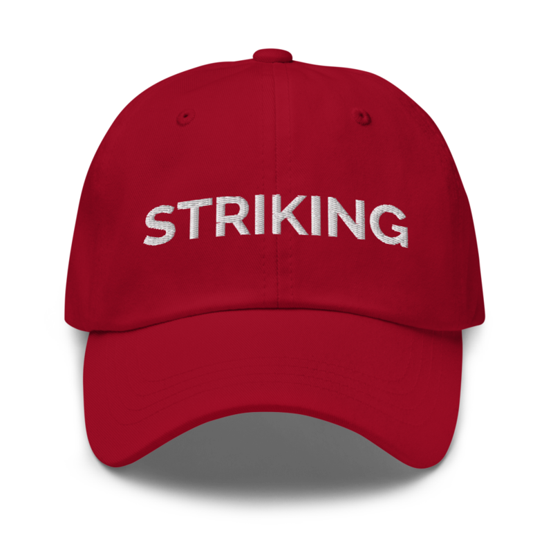 Striking Hat - Cranberry