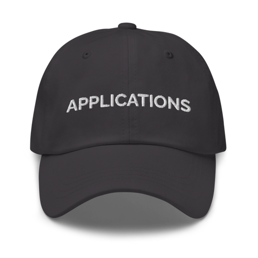 Applications Hat - Dark Grey