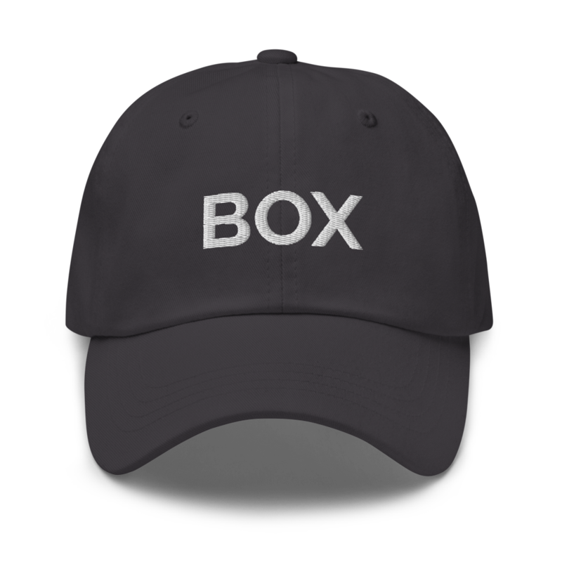 Box Hat - Dark Grey