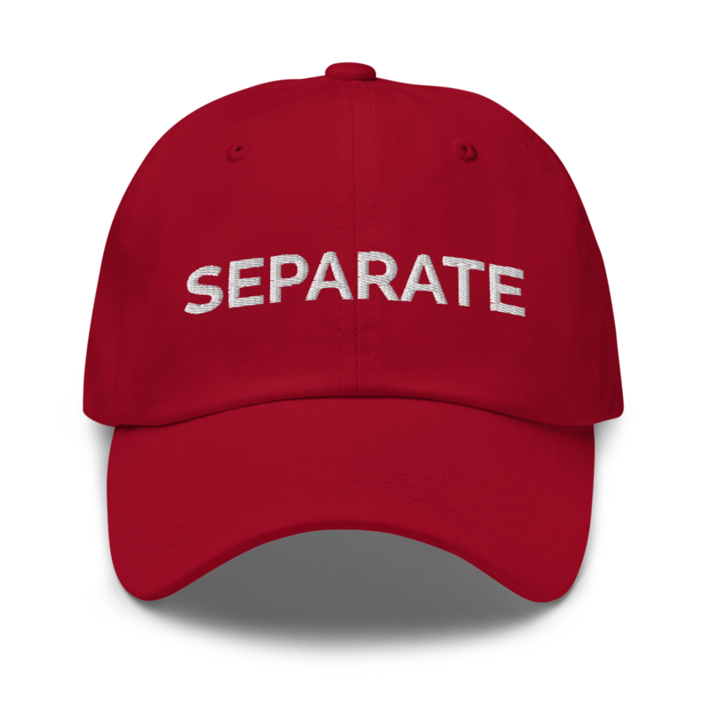 Separate Hat - Cranberry