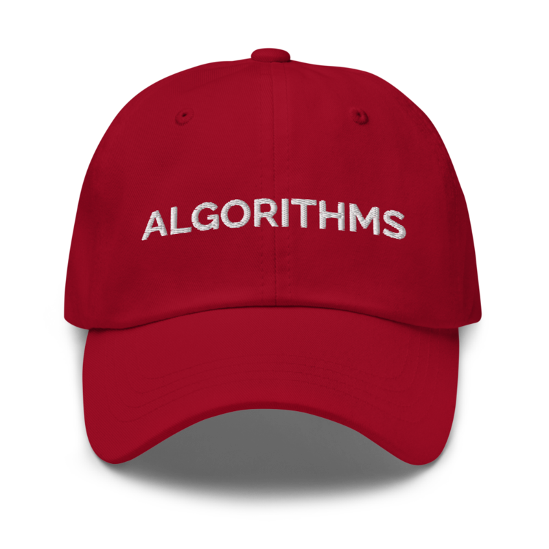 Algorithms Hat - Cranberry