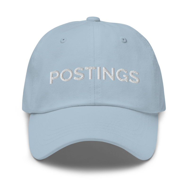 Postings Hat - Light Blue