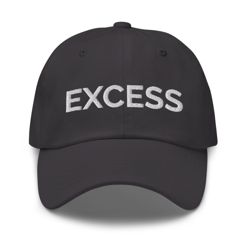 Excess Hat - Dark Grey